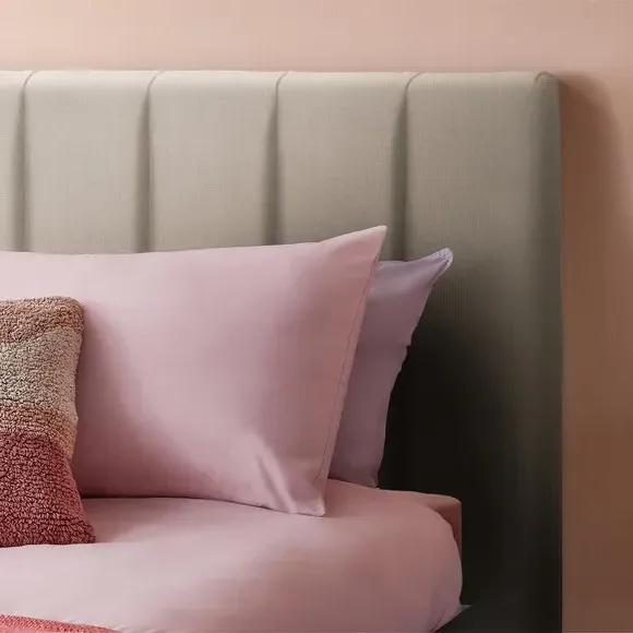 Upholstered Bed Frame with Headboard - Dove