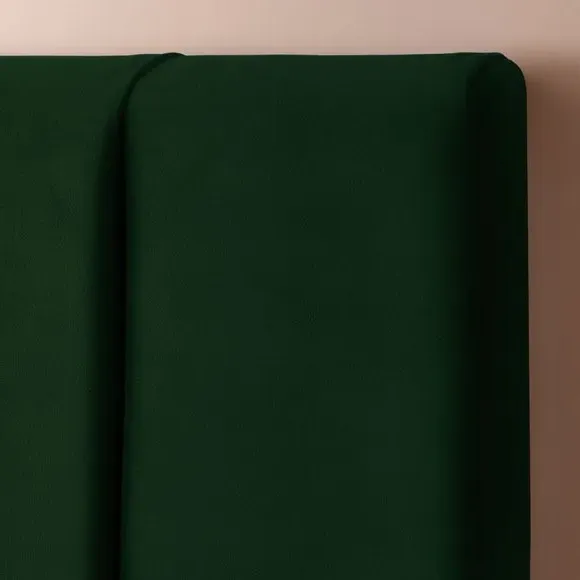 Upholstered Bed Frame with Headboard - Rainforest, Velvet