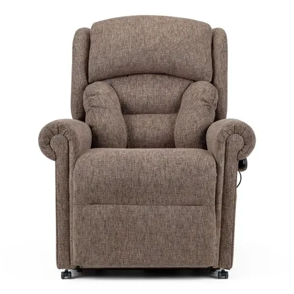 Lateral Rise Recline Chair - Natural, Chenille