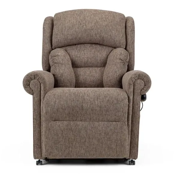 Lateral Rise Recline Chair - Natural, Chenille