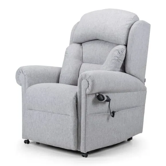 Lateral Rise Recline Chair - Silver, Chenille