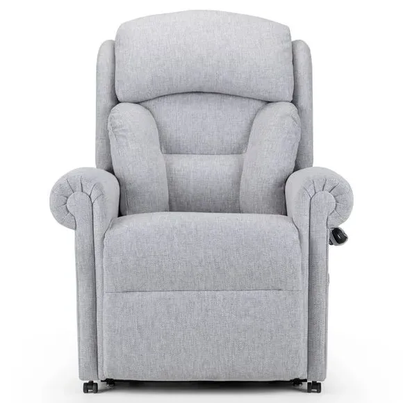 Lateral Rise Recline Chair - Silver, Chenille