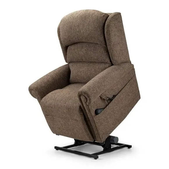 Rise Recline Chair with USB Charger - Natural, Chenille