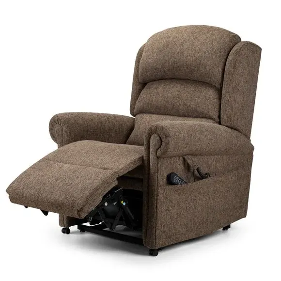 Rise Recline Chair with USB Charger - Natural, Chenille image