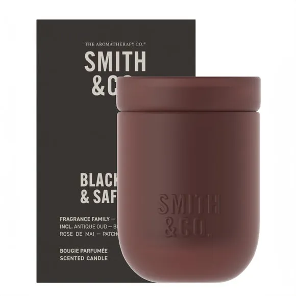 250g Scented Candle - Black, Glass