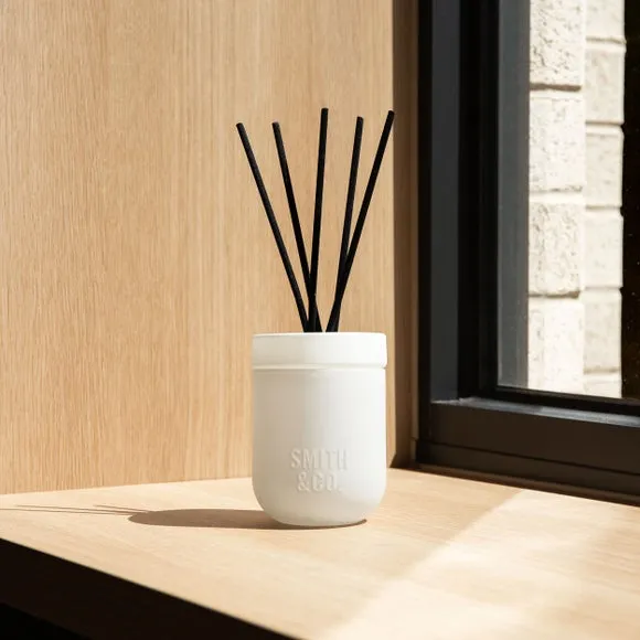 Reed Diffuser Tonka White Musk - White, Glass