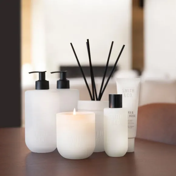 Reed Diffuser Tonka White Musk - White, Glass