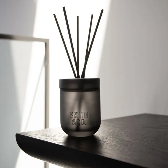 Reed Diffuser with Glass Vessel - Black