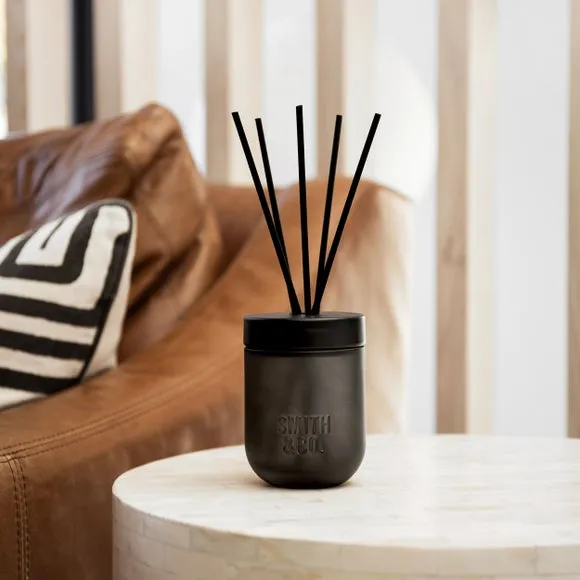 Reed Diffuser with Glass Vessel - Black image