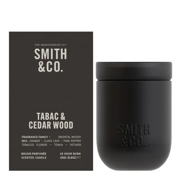 Scented Candle with Glass Container - Black