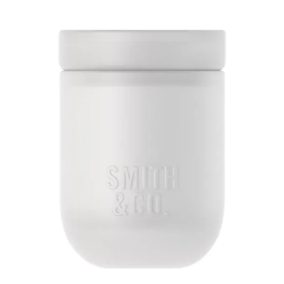 Tonka & White Musk Candle - White, Glass
