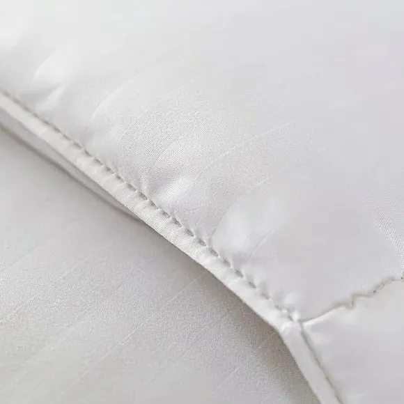 13.5 Tog Duvet and Pillow Set - White, Microfibre