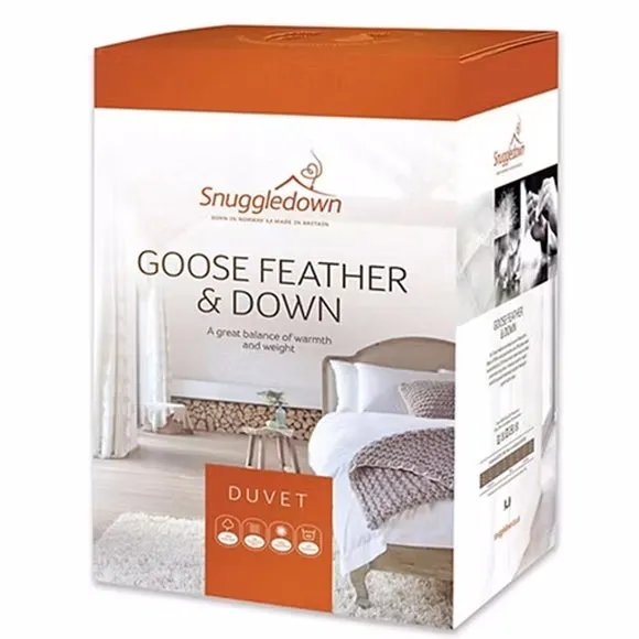 13.5 Tog Winter Duvet with Goose Down - White