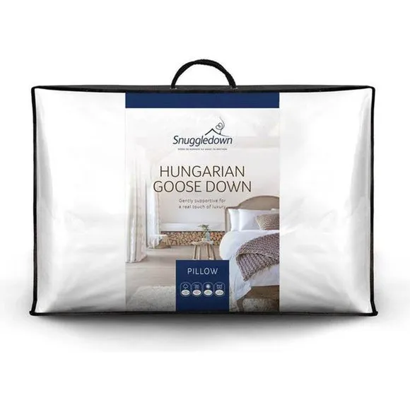 Back Sleeper Pillow - White, Goose Down