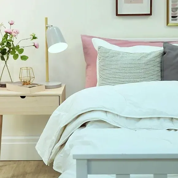 Duo All Seasons Duvet 13.5 Tog - White, Cotton image