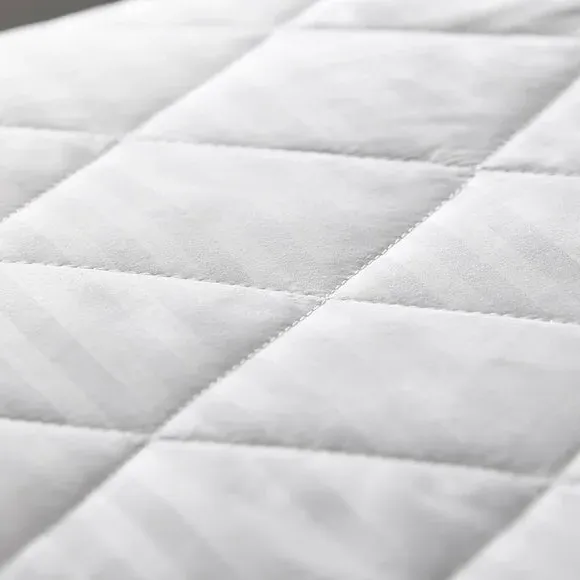 Pack of 2 Pillow Protectors - White, Microfibre