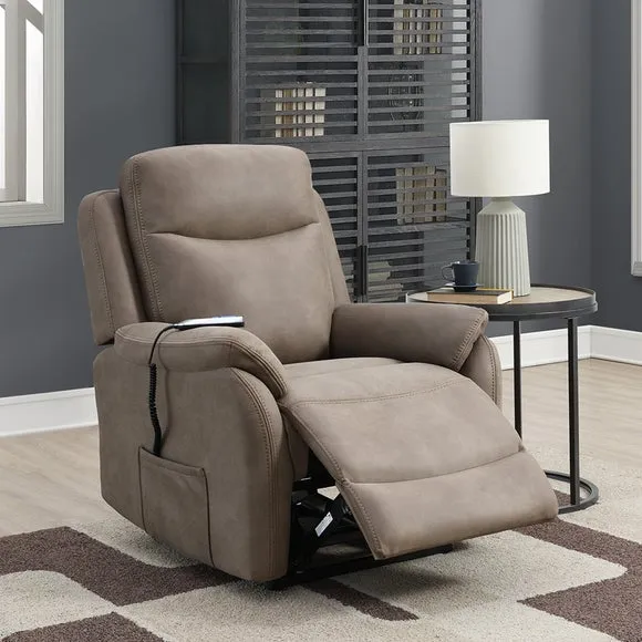 Electric Rise Recliner Armchair - Beige image