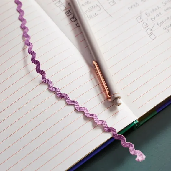 B5 Lined Notebook with Foil Edge - Multicolor