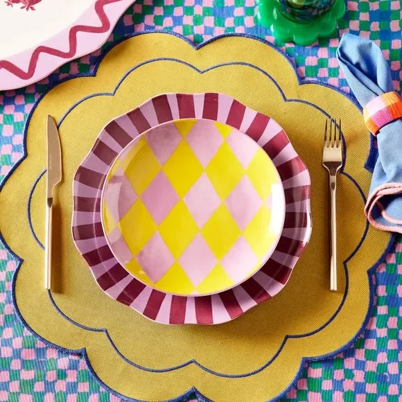 Dinner Plate with Floral Design - Pomegranate, China