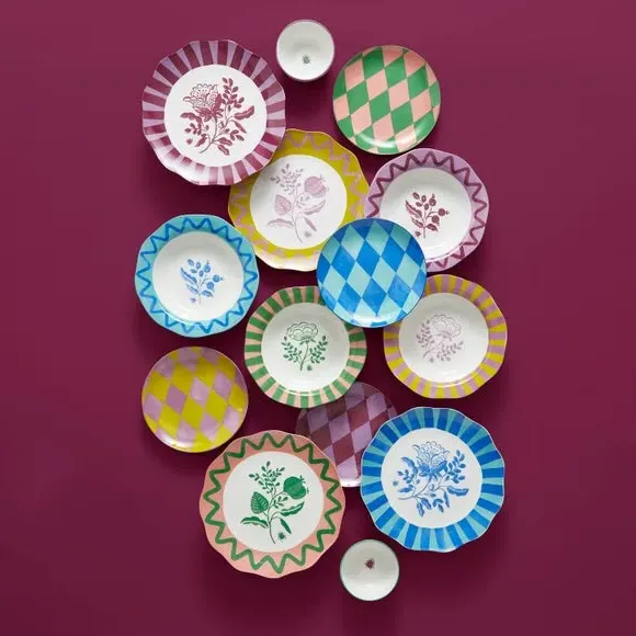 Dinner Plate with Floral Design - Pomegranate, China