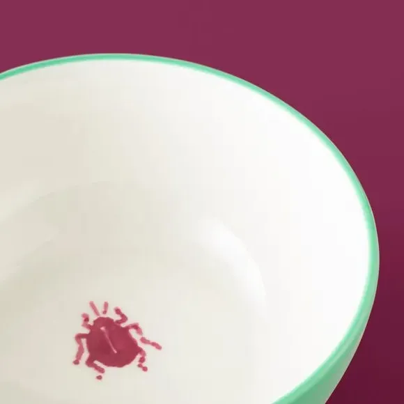 Dip Bowl with Beetle Motif - Jade, China