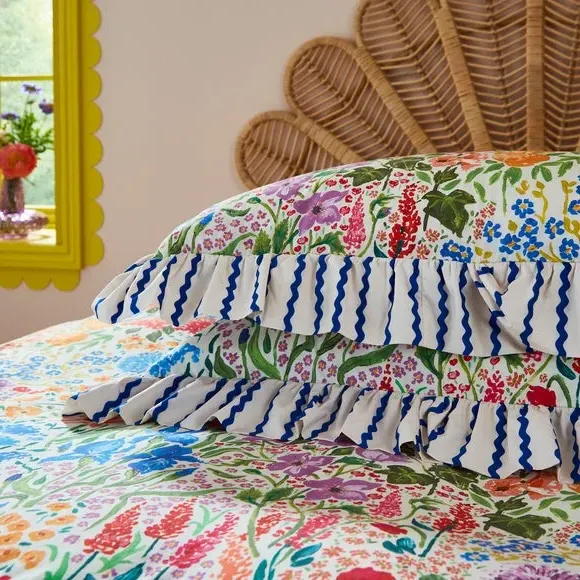 Duvet Cover & Pillowcase Set - Multicolor, Cotton