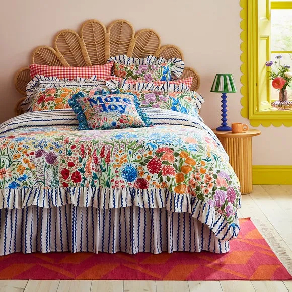 Duvet Cover & Pillowcase Set - Multicolor, Cotton