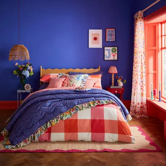 Duvet Cover & Pillowcase Set - Multicolor, Cotton