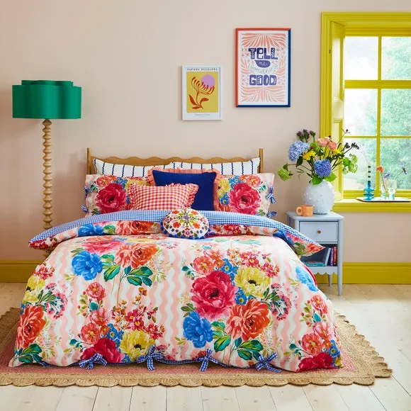 Duvet Cover & Pillowcase Set - Multicolor, Cotton