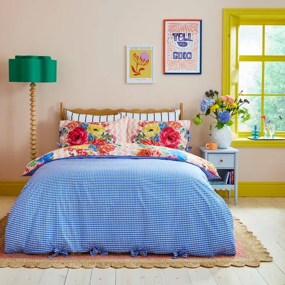 Duvet Cover & Pillowcase Set - Multicolor, Cotton
