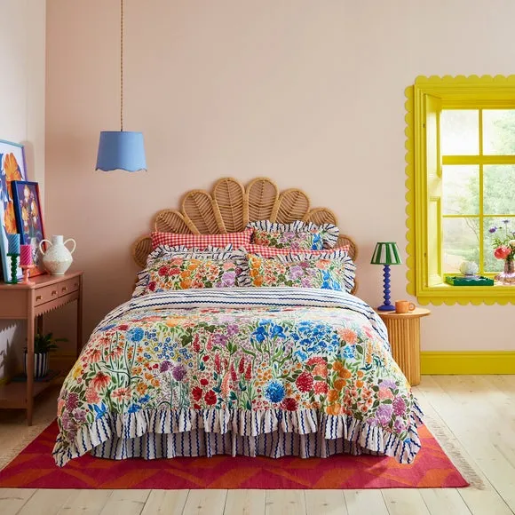 Duvet Cover & Pillowcase Set - Multicolor, Cotton image