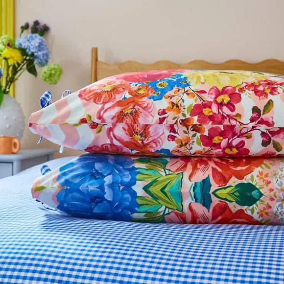 Duvet Cover & Pillowcase Set - Multicolor, Cotton
