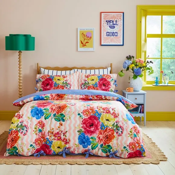 Duvet Cover & Pillowcase Set - Multicolor, Cotton