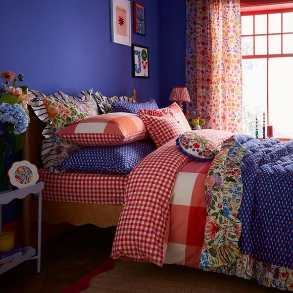 Duvet Cover & Pillowcase Set - Multicolor, Cotton