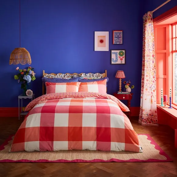 Duvet Cover & Pillowcase Set - Multicolor, Cotton