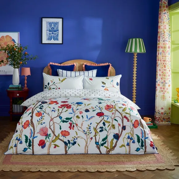 Duvet Cover Set with Floral Print - Cotton image