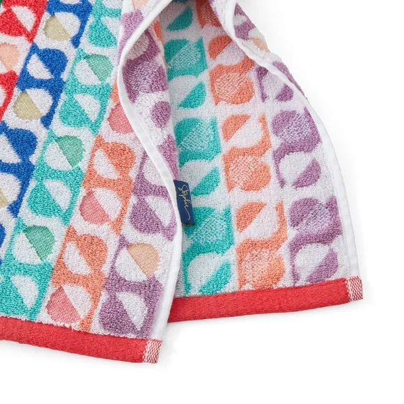 Geo Cotton Towel - Multicolor, 100% Cotton