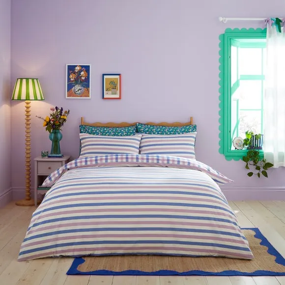 Gingham Duvet Cover Set - Multicolor, Cotton