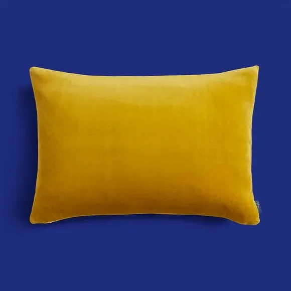 Rectangle Cushion with Ric Rac Trim - Zest, Cotton