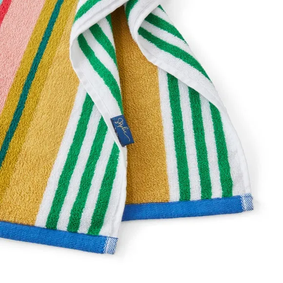 Striped Bath Towel - Multicolor, Cotton
