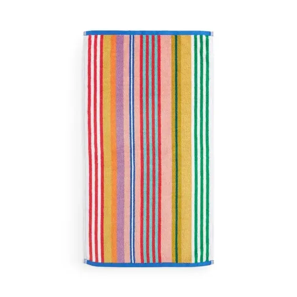 Striped Bath Towel - Multicolor, Cotton