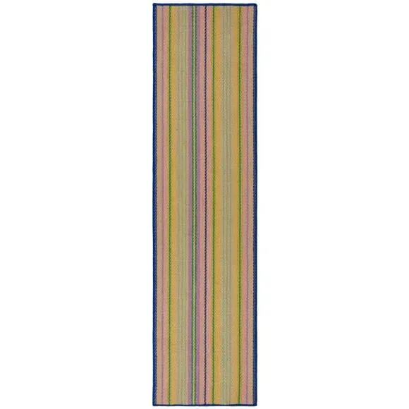 Striped Stair Runner - Multicoloured, Jute