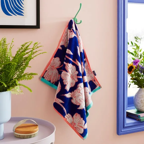 Tree Peony Cotton Towel - Multicolor, Cotton image