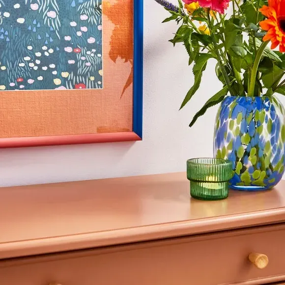 Two Tone Photo Frame - Cobalt/Coral