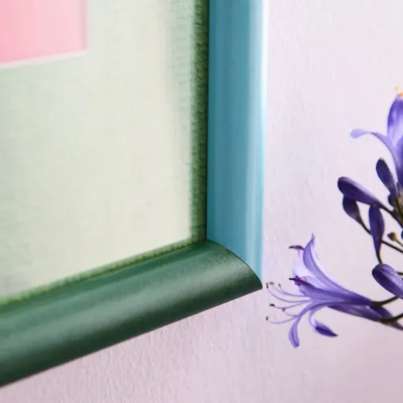 Two Tone Photo Frame - Turquoise/Jade