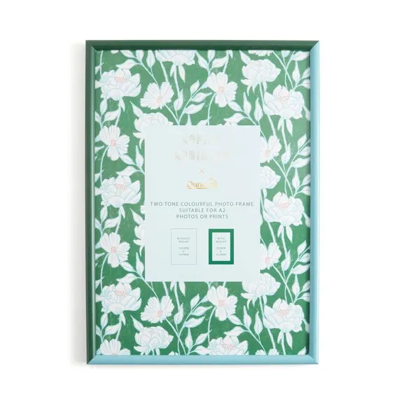 Two Tone Photo Frame - Turquoise/Jade