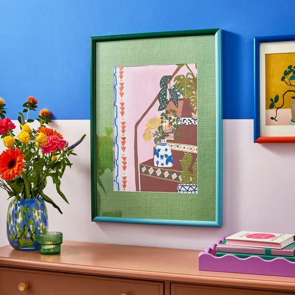 Two Tone Photo Frame - Turquoise/Jade