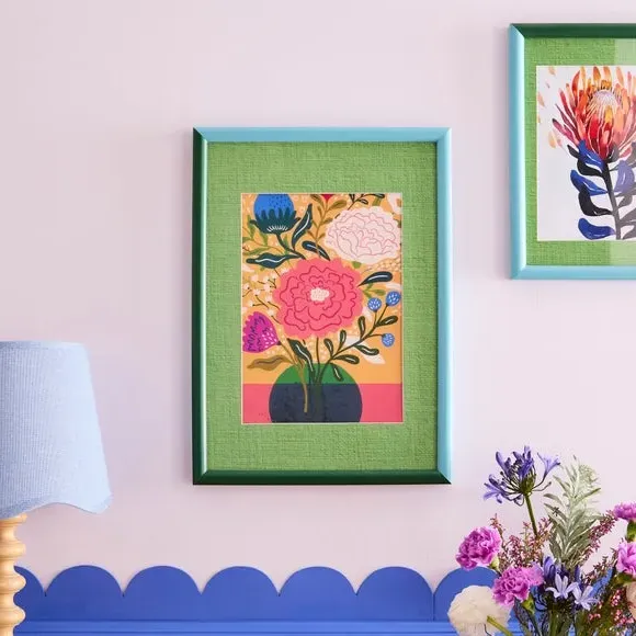 Two Tone Photo Frame - Turquoise/Jade