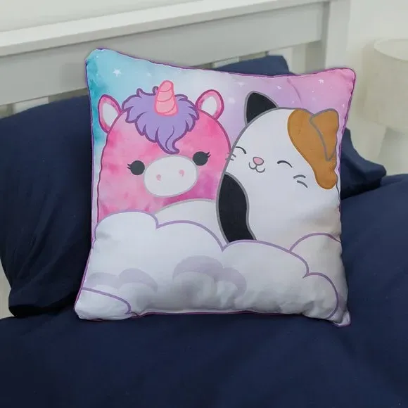 Square Cushion Reversible - Multicolor, Polyester