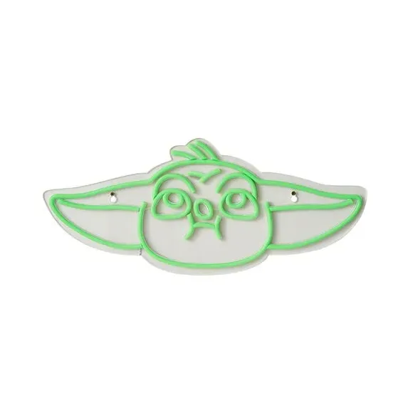 Grogu Neon Sign Light - Green, Acrylic